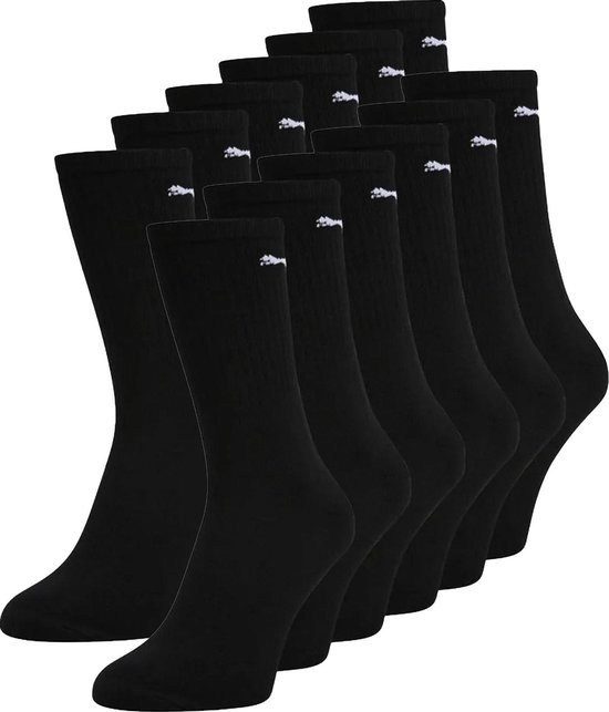 Image of Puma Sportsokken Zwart 12-pack
