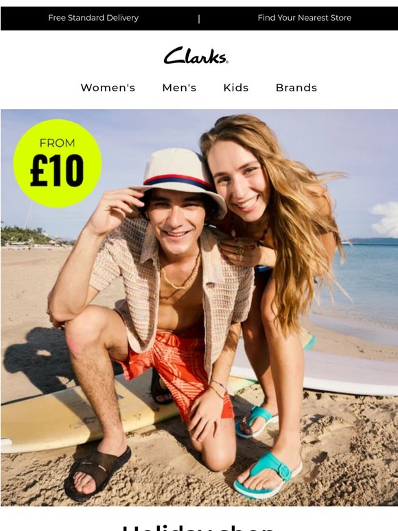 Step into summer with footwear from £10