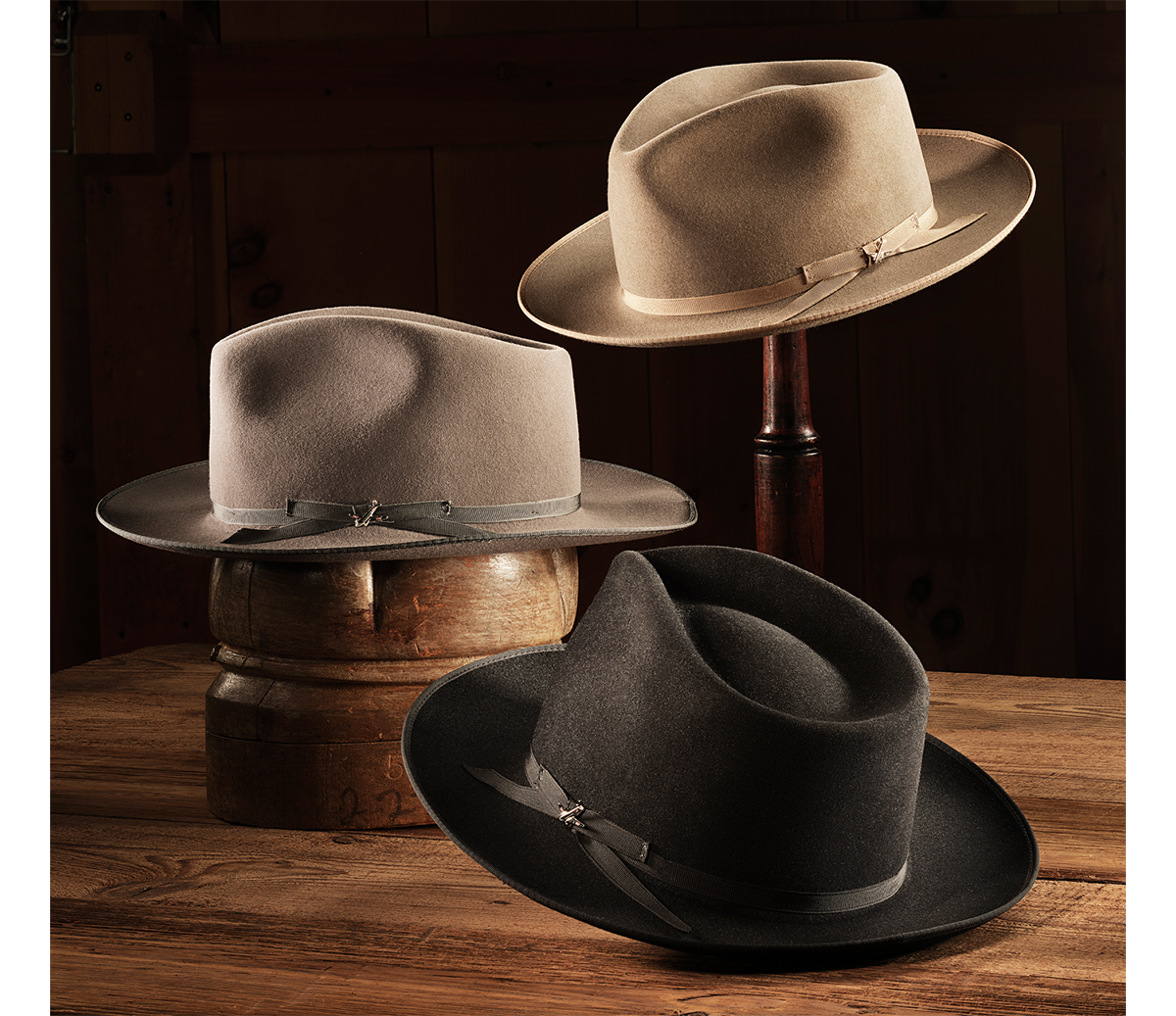 FELT FEDORAS