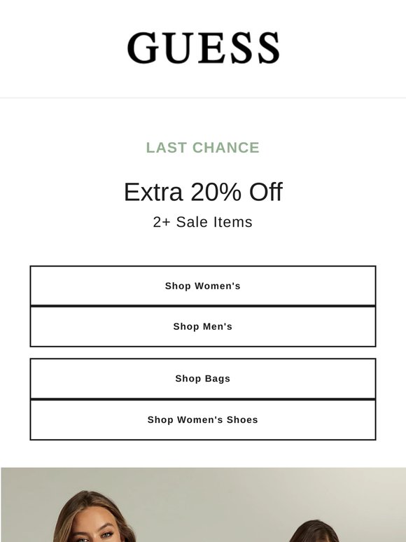 LAST CHANCE | Extra 20% Off 2+ Items