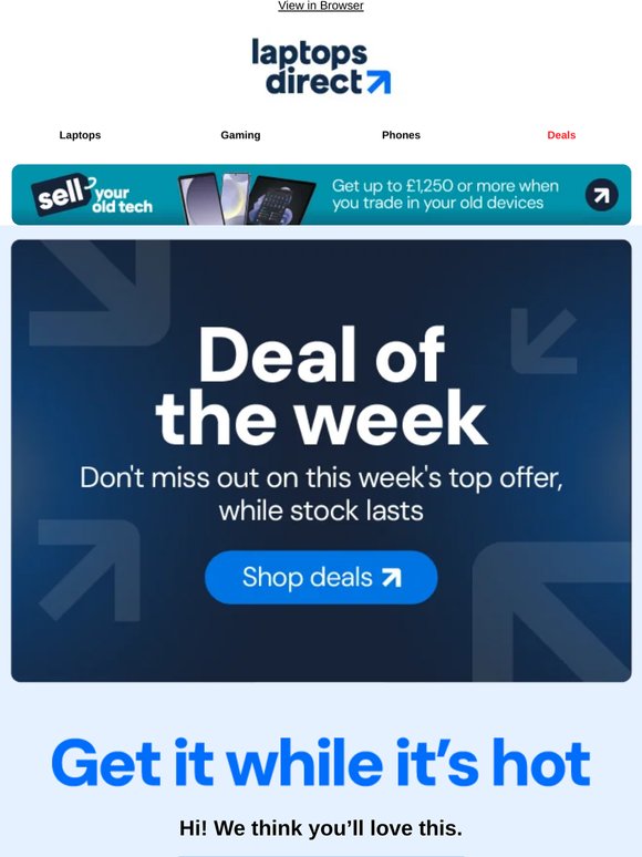 Deal of the Week Save Up to 30%