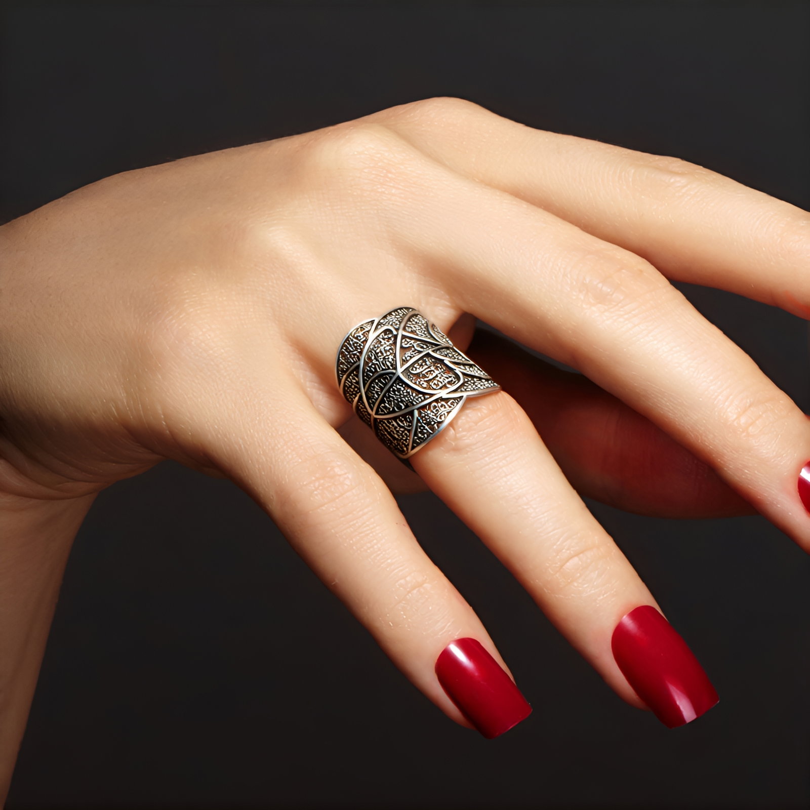 Zilveren Ring met Roségouden Plating en Witte Cambodjaanse Zirkonen – 0,16 ct Geometrisch