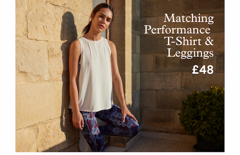 Matching Performance T-Shirt & Leggings - £48