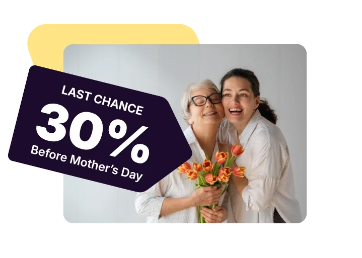 Save 30% and make mom a video GIF
