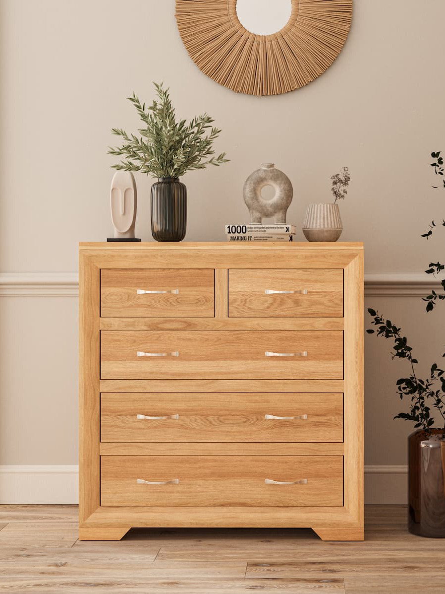 Bevel 5 Drawer Chest