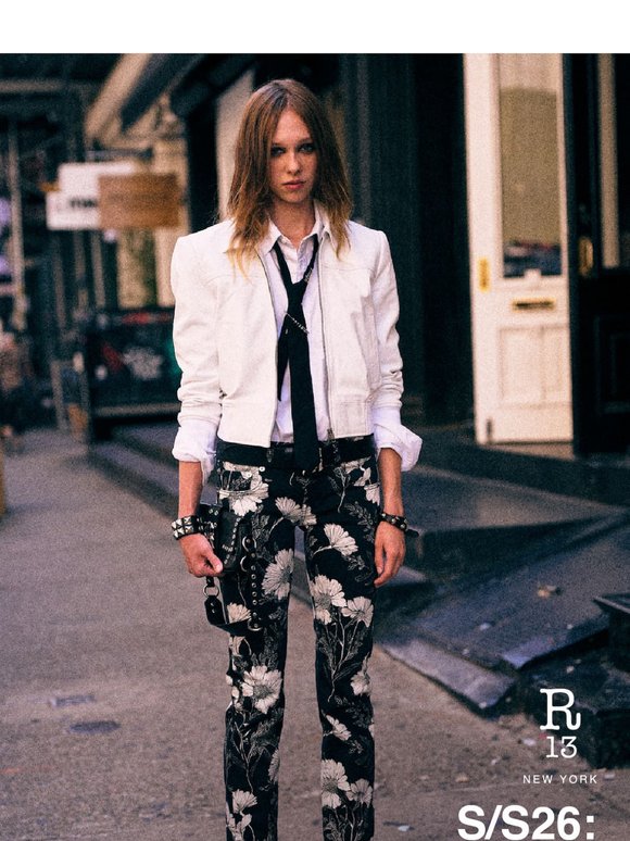 SS26: Floral Denim