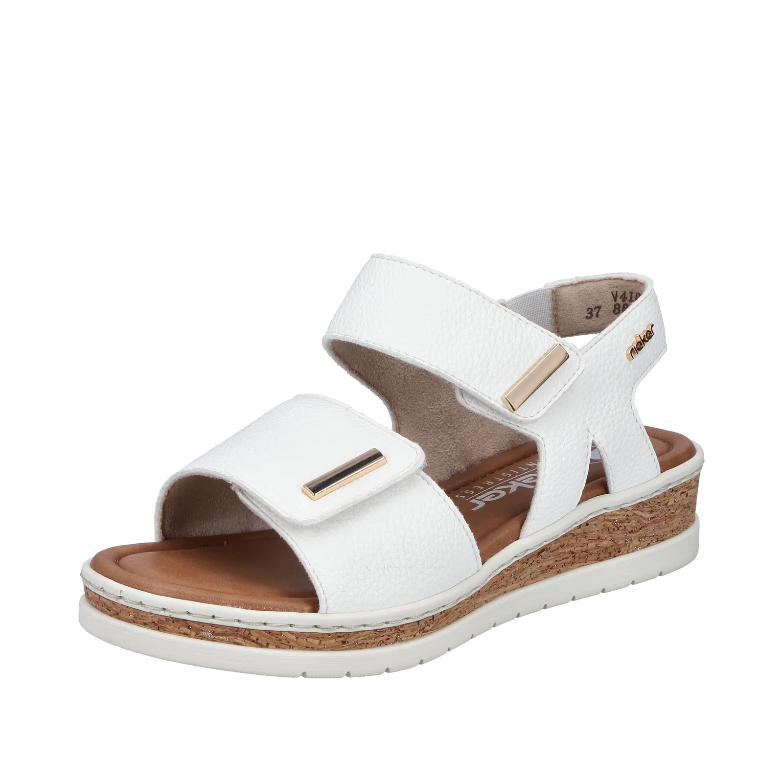 Image of Rieker Women's Sandal - White | V4181-80