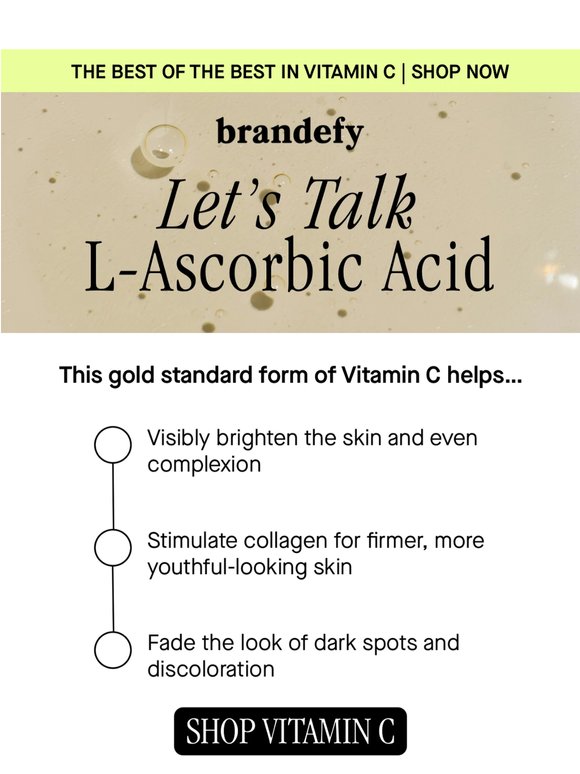 The gold standard of Vitamin C