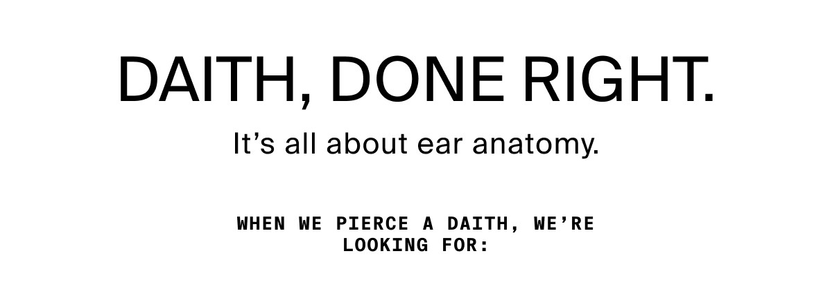 DAITH, DONE RIGHT.