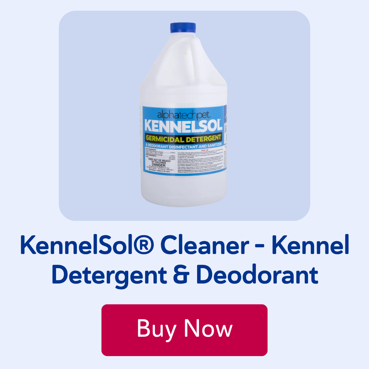 KennelSol® Cleaner - Kennel Detergent & Deodorant