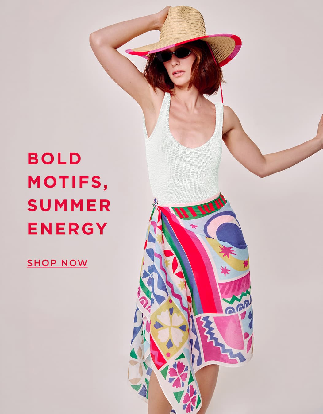 Solstice Collage Sarong