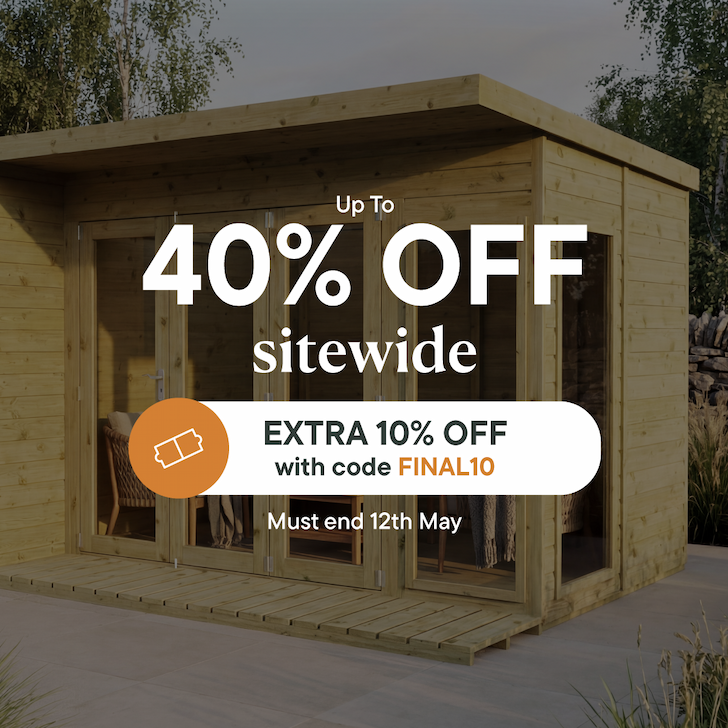 Up to 40% off + extra 10% with code: FINAL10