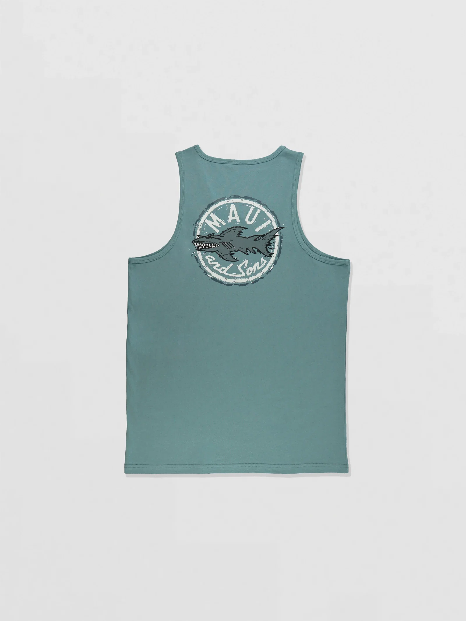 Aggro Shark Tank Top - STEEL BLUE / L