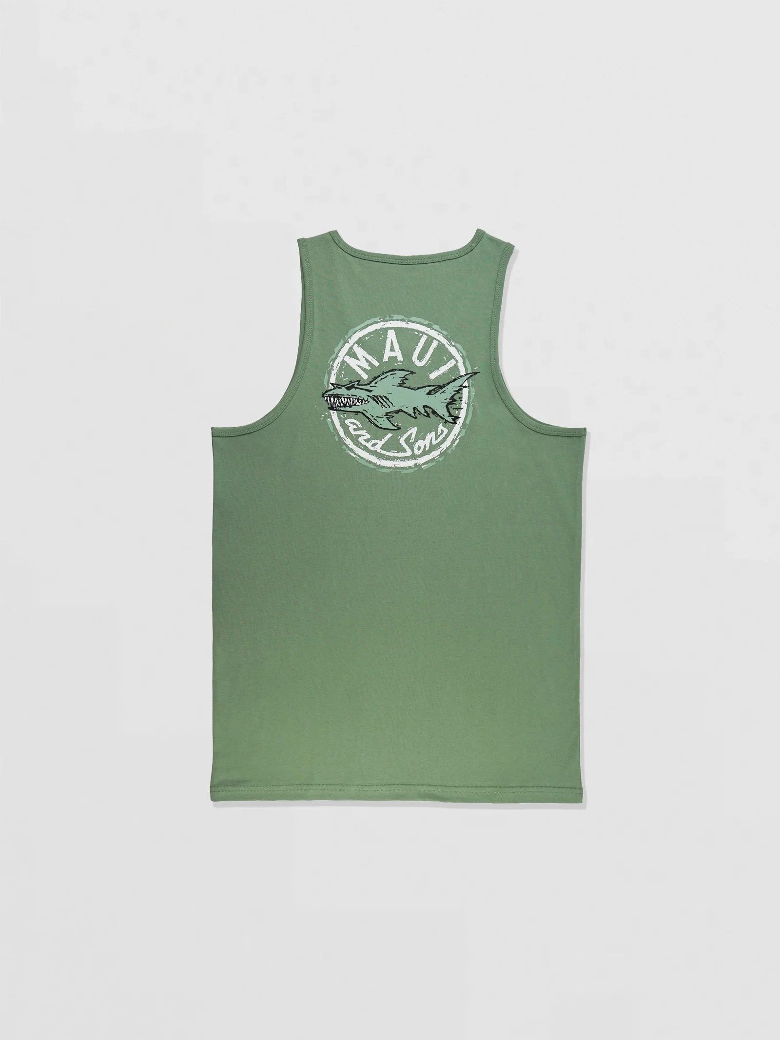 Aggro Shark Tank Top - SAGE / XL