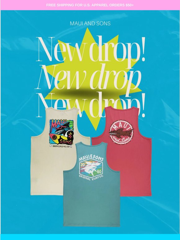 JUST DROPPED: New Tanks 🤙