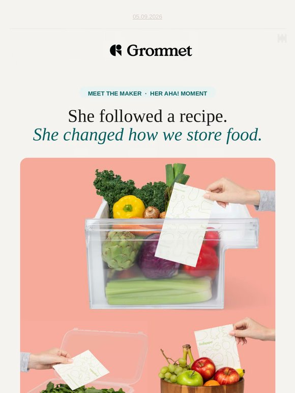 She sipped her grandma's tea. FreshPaper was born.