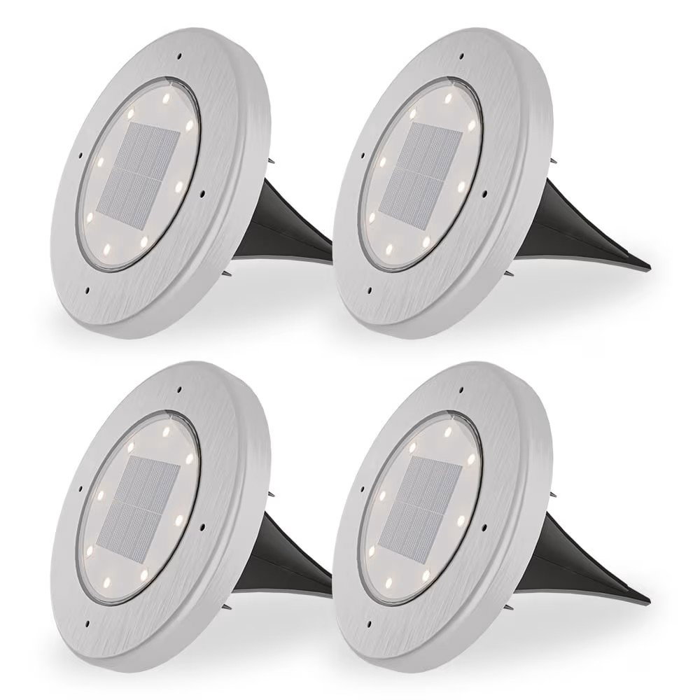 4 Ellis floor spotlights against a white background