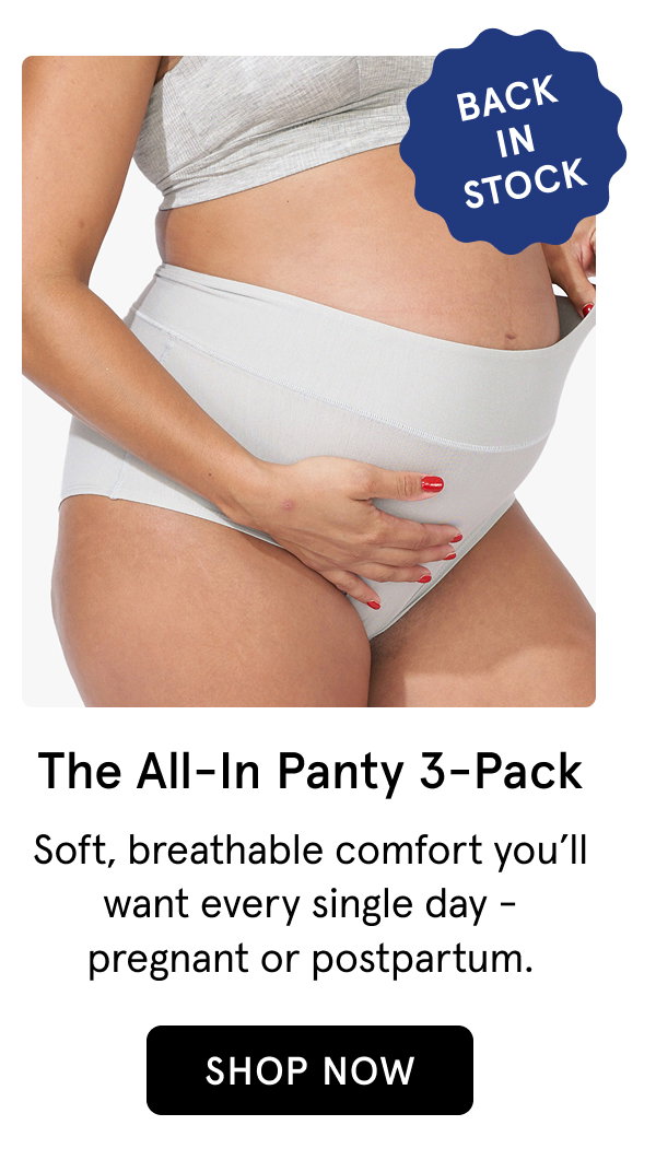 BACK IN STOCK: The All-In Panty 3-Pack