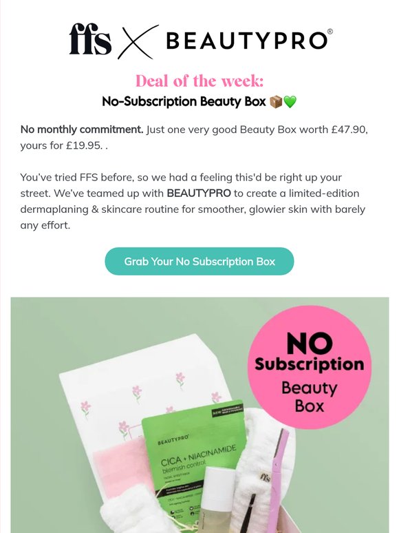 New: No-subscription Beauty Box