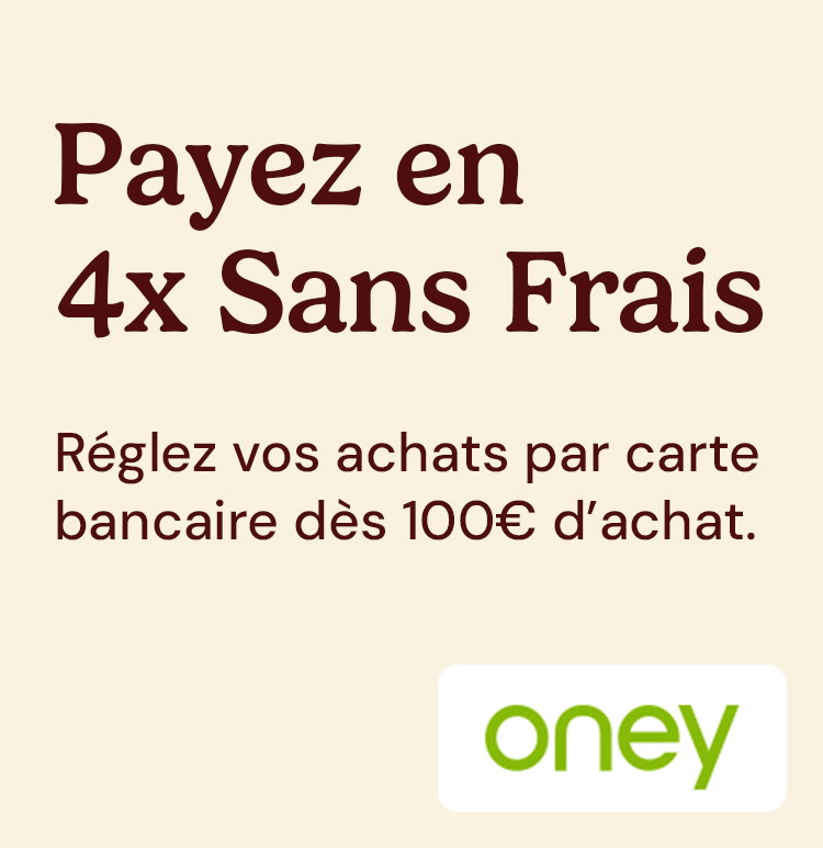 Payez en 3 ou 4x sans frais avec oney