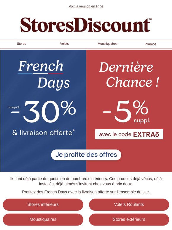 Derniers jours pour s’inspirer | Jusqu'à -30%