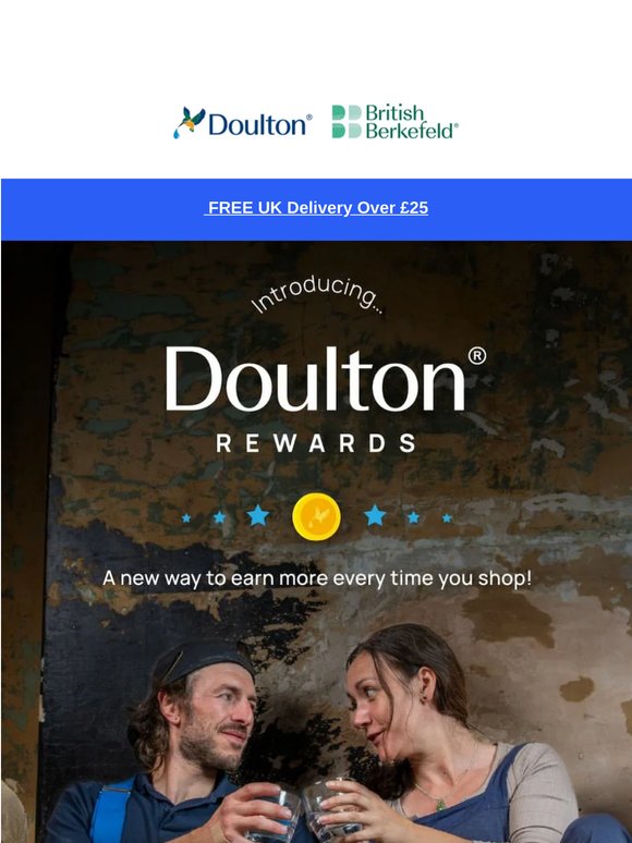 🎉 NEW Doulton Rewards + Double Points!