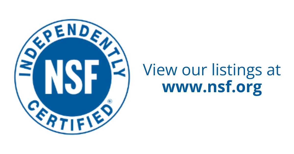 NSF Independently Certified