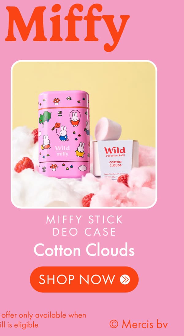 Miffy deo stick Case + Cotton Clouds