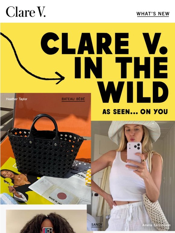 Styling Clare V. Best Sellers