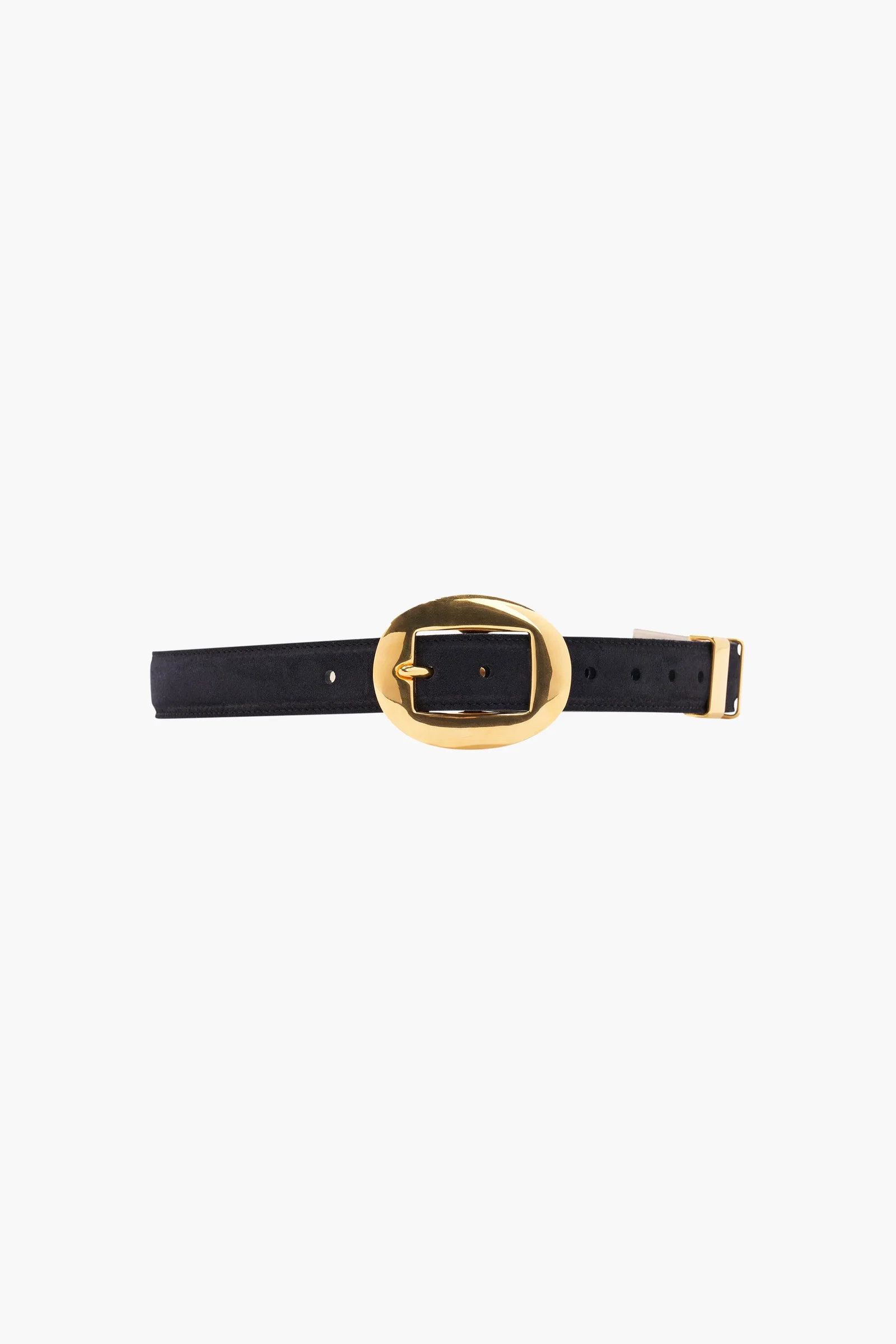 Image of Old Vintage Brass Buckle Belt