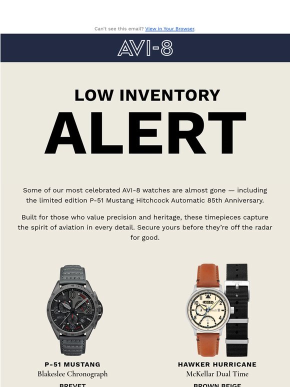 🚨 Low Supply Alert