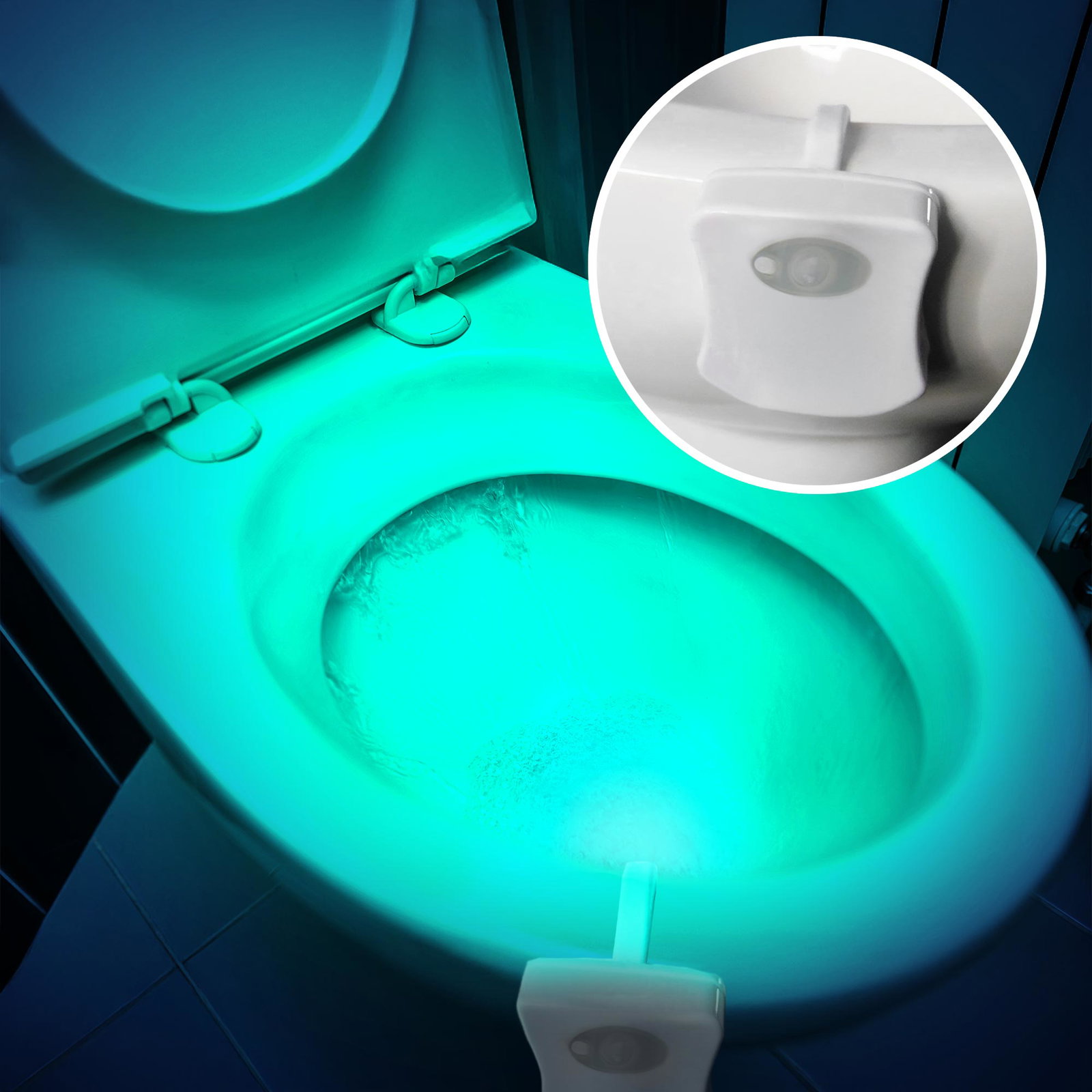 Image of Techno Toilettenlicht mit Bewegungsmelder und Farbwechsel