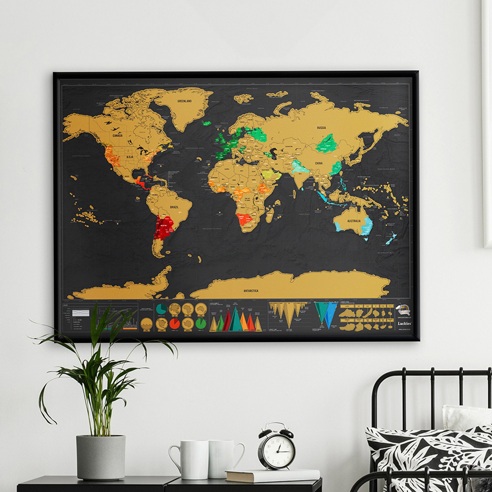 Image of Scratch Map - Deluxe