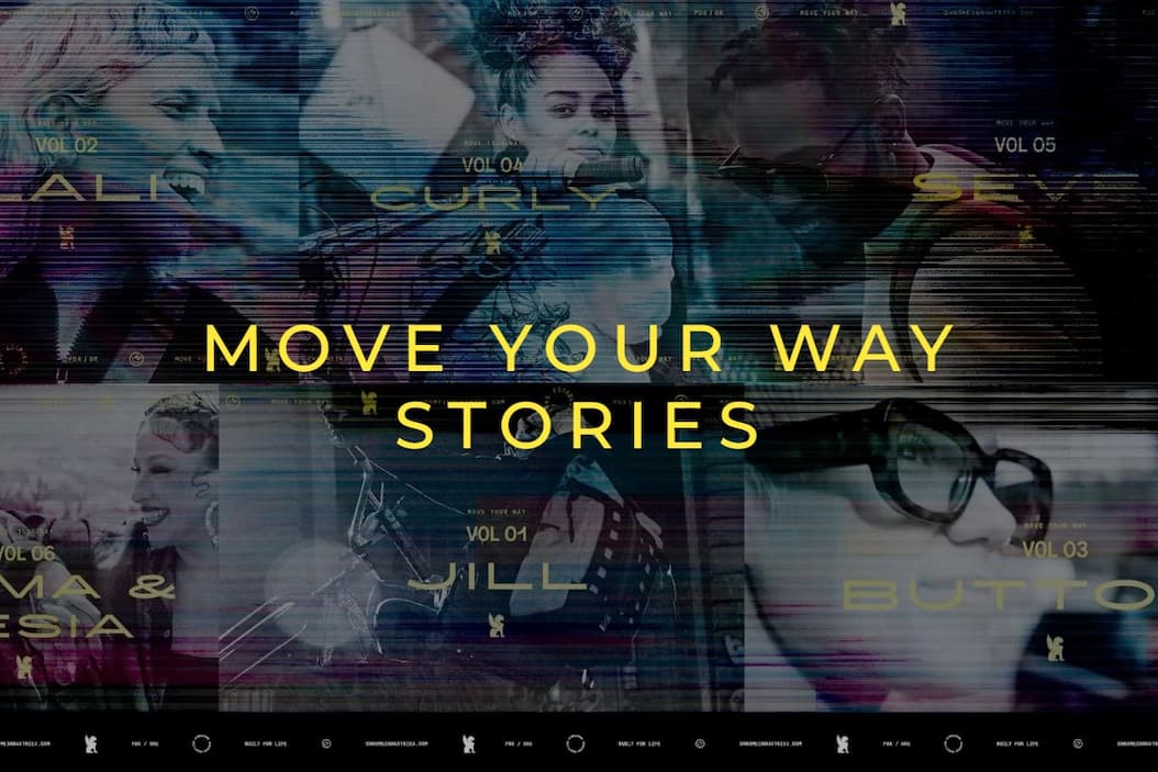 A collage of Move your way stories