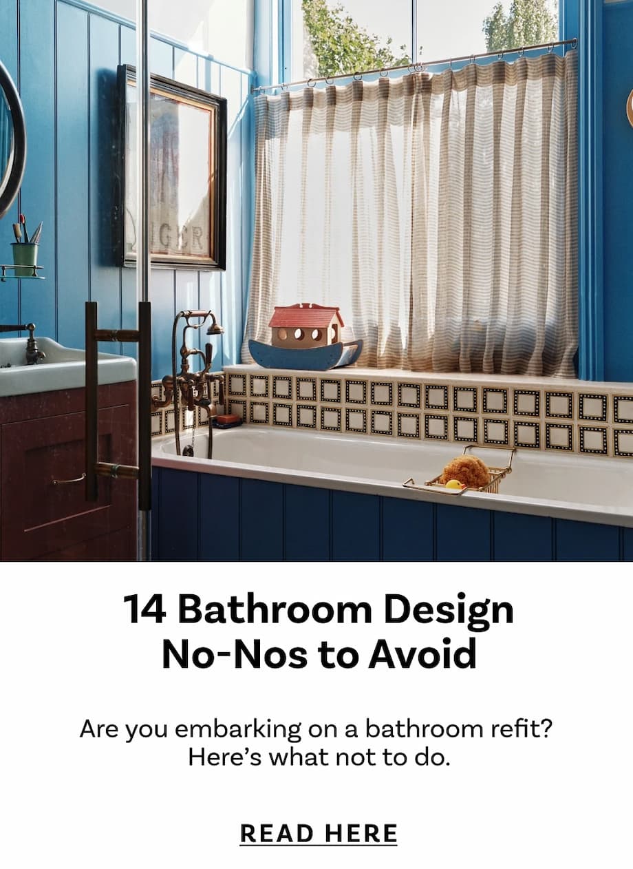 14 Bathroom Design No-Nos to Avoid