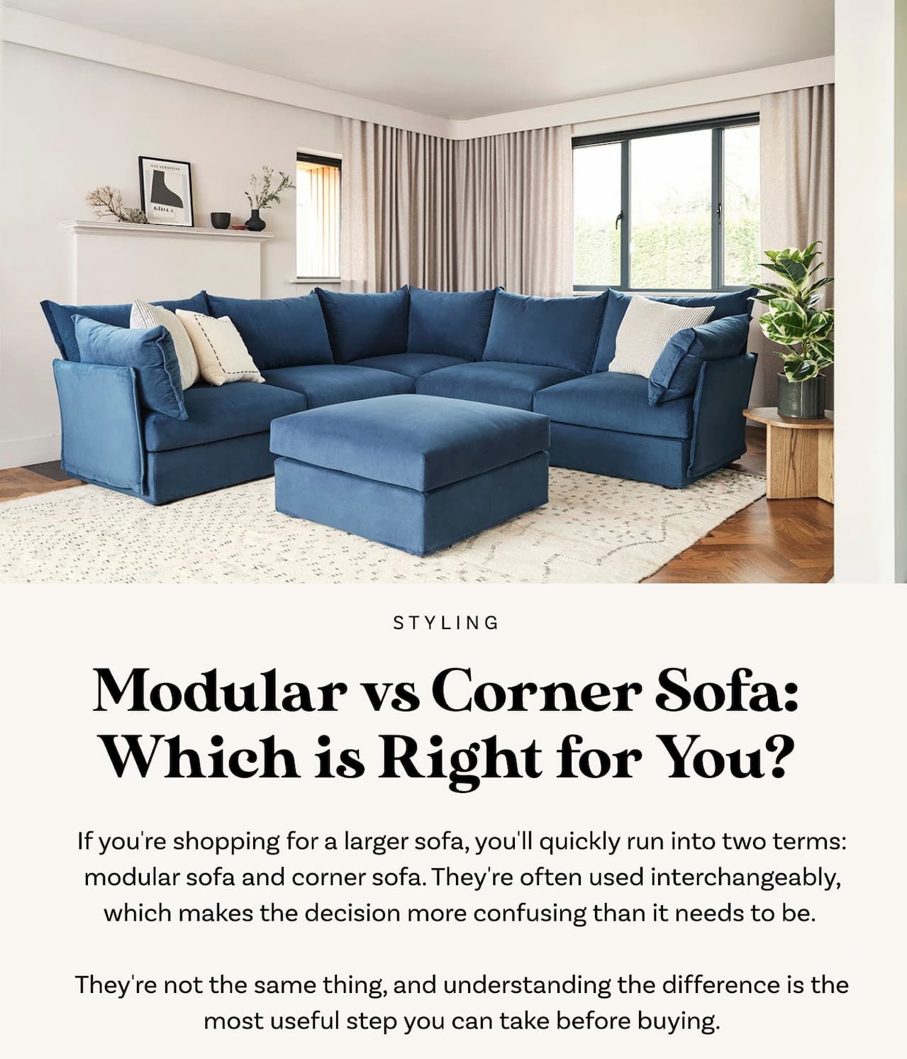 Modular and Corner Sofas