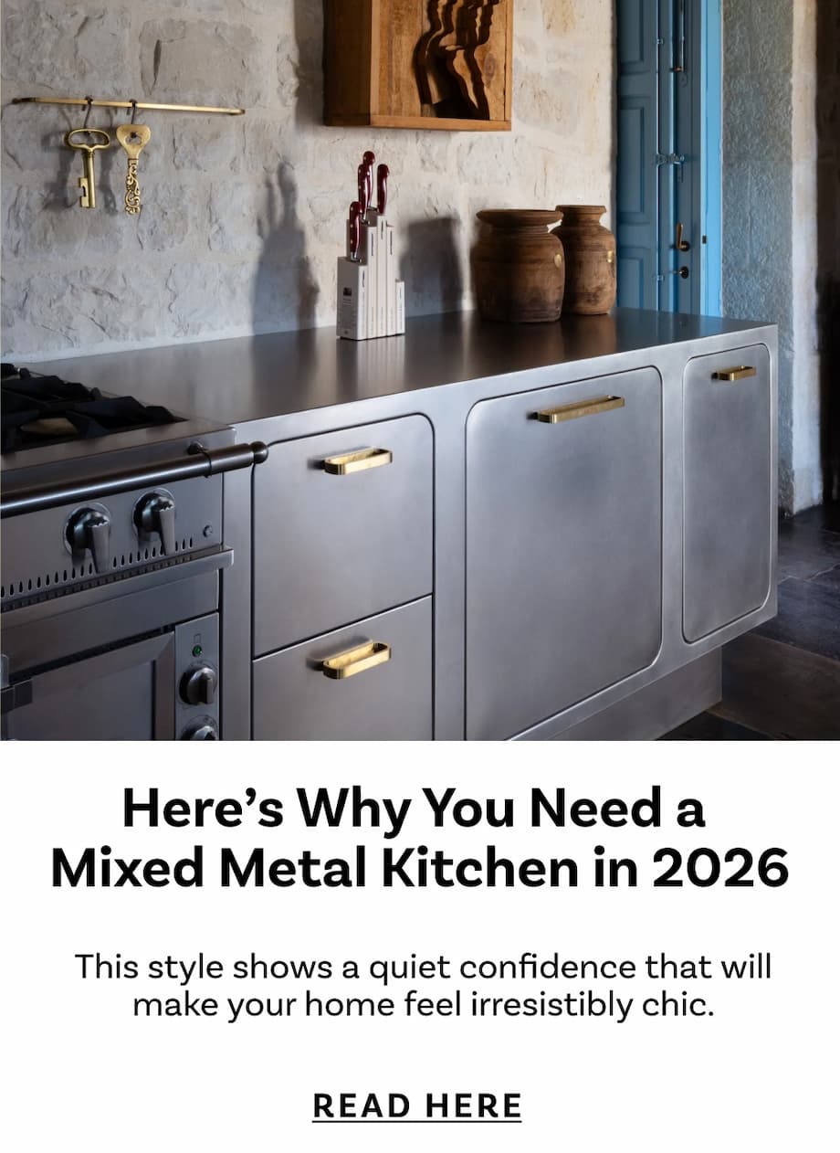 Here’s Why You Need a  Mixed Metal Kitchen in 2026