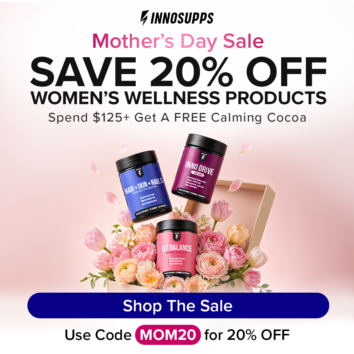 Mothers Day Sale Save 20% OFF Womens wellness products