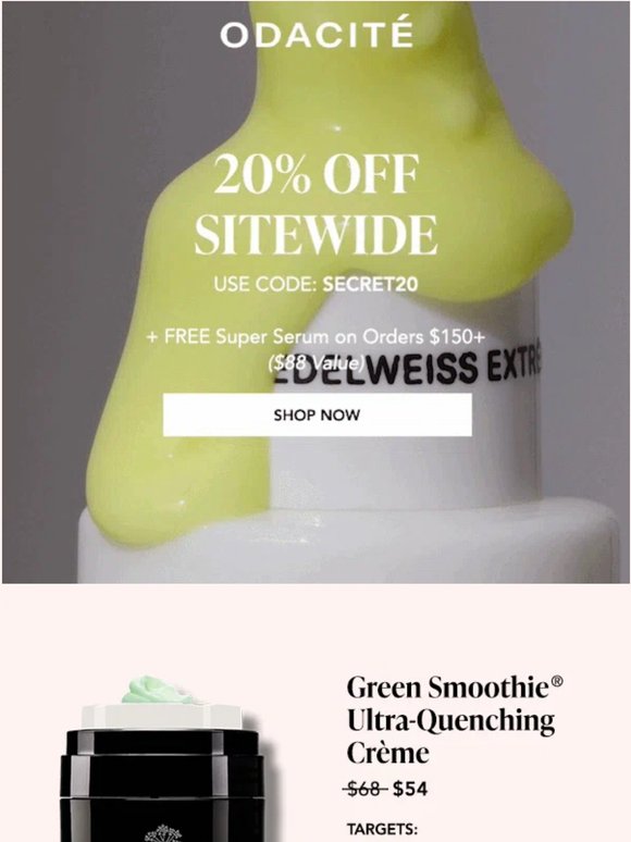 Today Only: 20% Off Everything — Ends at Midnight PST