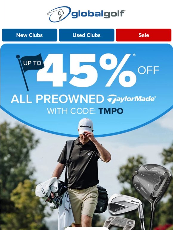 Last Call for Up to 45% Off TaylorMade Preowned