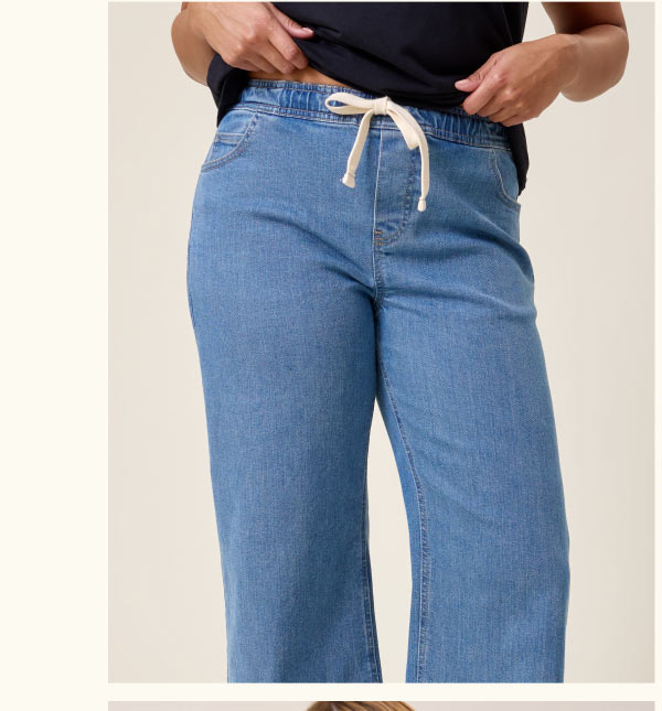 Wide Leg Maternity & Postpartum Jean
