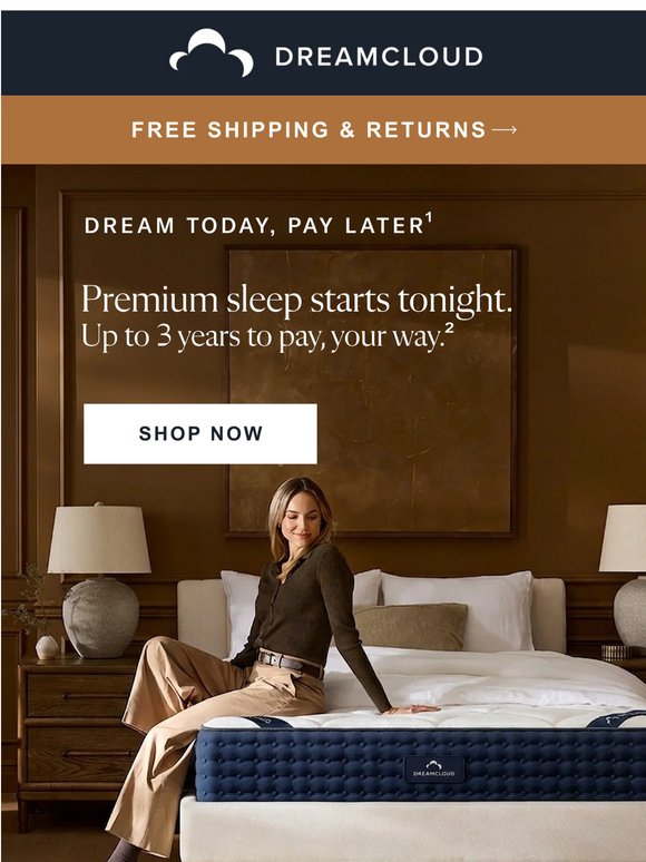Upgrade Your Sleep: Pay Later, Dream Now 🌙