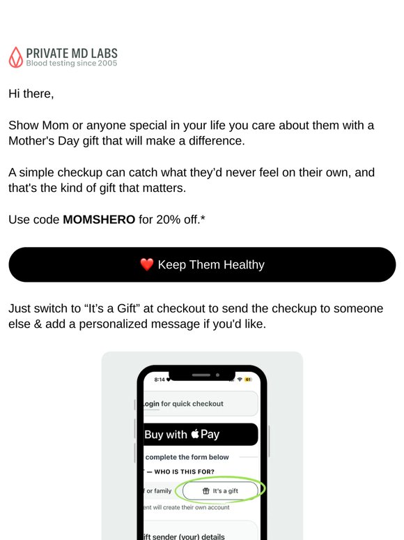 gift idea on Mother’s Day