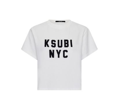 NYC SHRUNKEN SS TEE WHITE