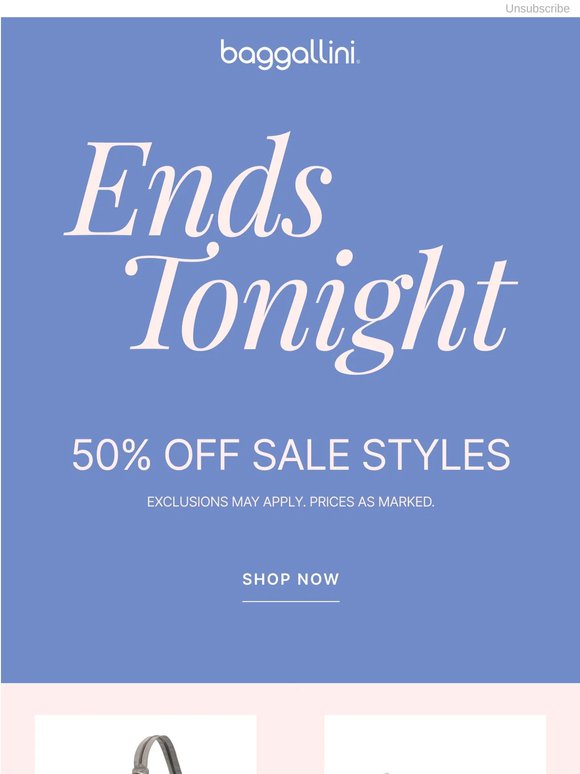 Final Call: Half Off