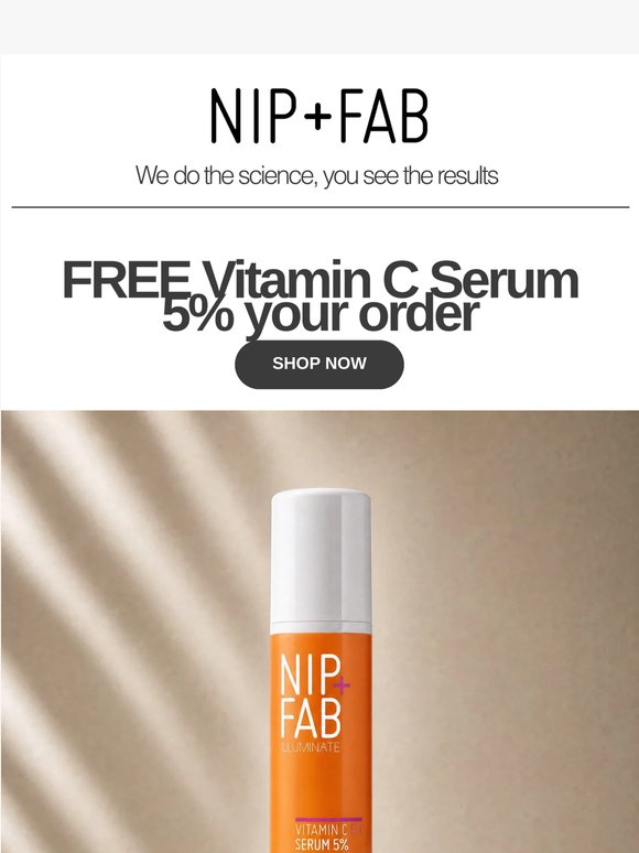 FREE Vitamin C Serum with your order🚨