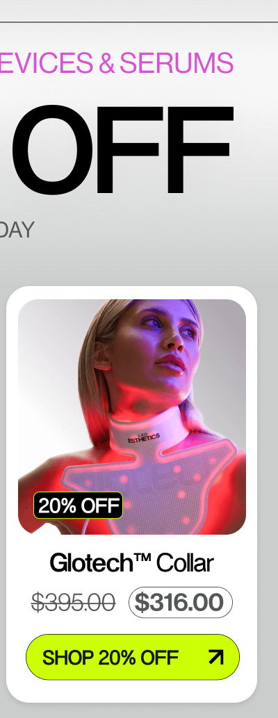 women wearing collar, text and green button