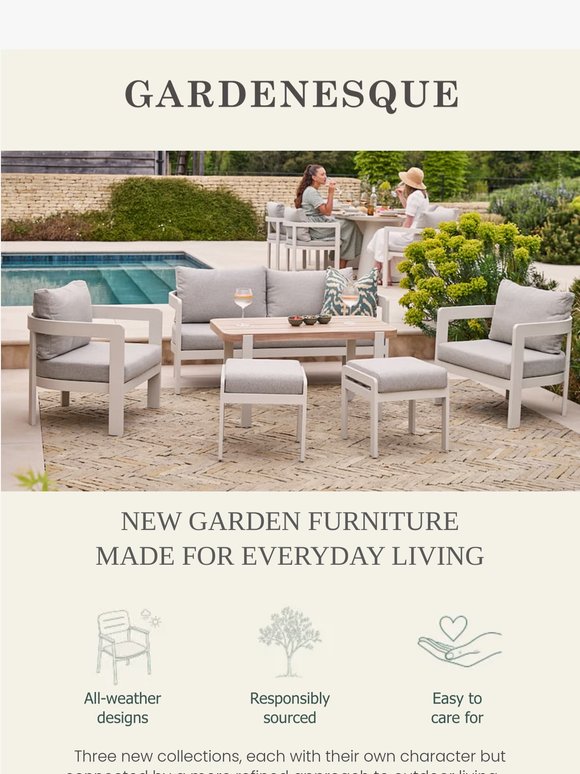 NEW garden furniture collection