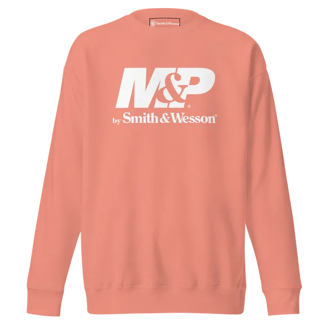 M&P® White Stacked Logo Sweatshirt
