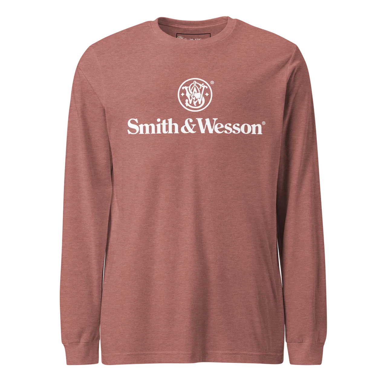 Smith & Wesson® White Stacked Logo Long Sleeve Tee